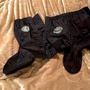 Harley Davidson Motorcycles Rain Slip Resistant Boot Covers Gaiters Size XL NEW